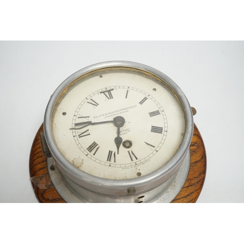 1443 - A Kevin & Hughes (Marine) Ltd ship's clock by Smiths