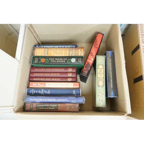 1461 - ° ° Thirty Folio Society books, mainly history and travel related, including Richard Fortey, Life; O... 