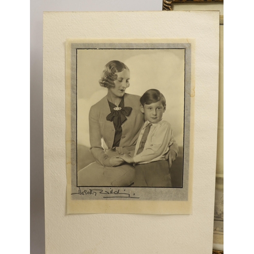 1535 - Autographed photograph, Gladys Cooper, frames and another