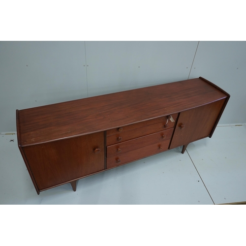 1074 - John Herbert for Younger Furniture - A mid century teak 'Fonseca' sideboard, length 198cm, depth 46c... 