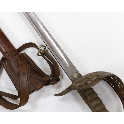 269 - A Victorian 1897 pattern infantry officer's sword, maker Robert Mole & Sons, Birmingham, marked War ... 