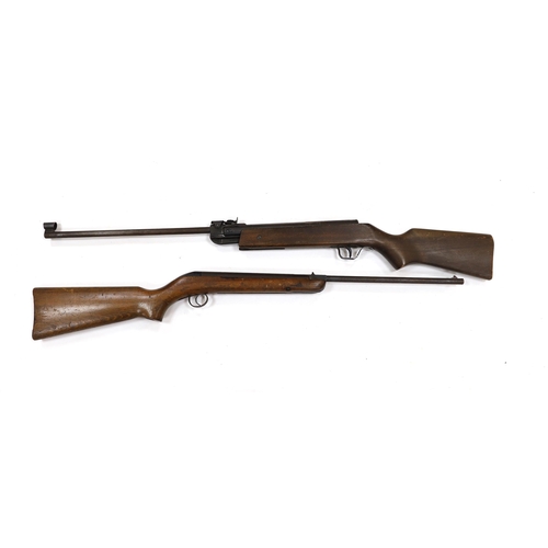 281 - A Hungarian .22 break action rifle and a BSA break action air rifle (2)