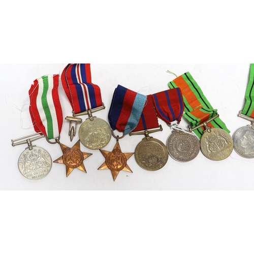 331 - Group of assorted medals including; a pair of Metropolitan Police Coronation medals for 1902 and 191... 