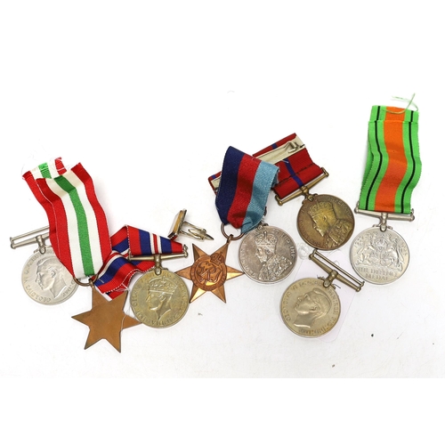 331 - Group of assorted medals including; a pair of Metropolitan Police Coronation medals for 1902 and 191... 