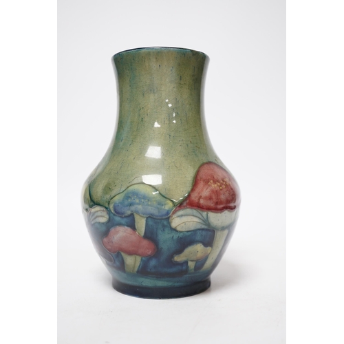 379 - A Moorcroft Claremont vase, 1920s, 17.5cm (a.f.)