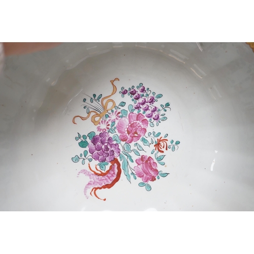 395 - An early 20th century French porcelain bowl in Chinese style, 26cm diameter