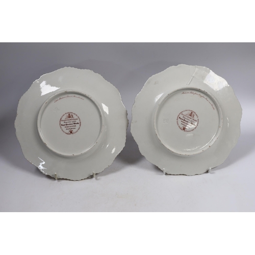 518 - A pair of Flight, Barr & Barr Worcester named topographical plates, c.1820, views of Malvern Hills f... 