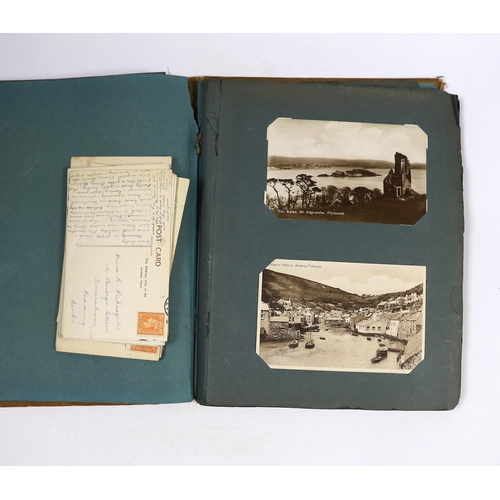 567 - A postcard album and various early 20th century postcards