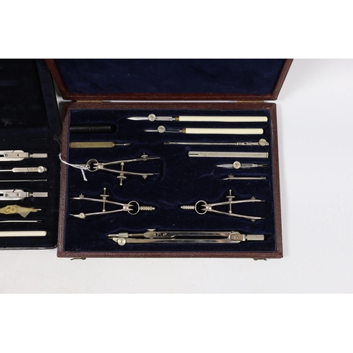 568 - Two cased draughtsman sets