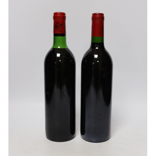 577 - Two bottles of Chateau Montrose, Saint Estephe, 1982 and 1992, red wine