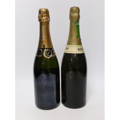 580 - A bottle of Bouvet-Ladubay Champagne and a bottle of Lanson Champagne