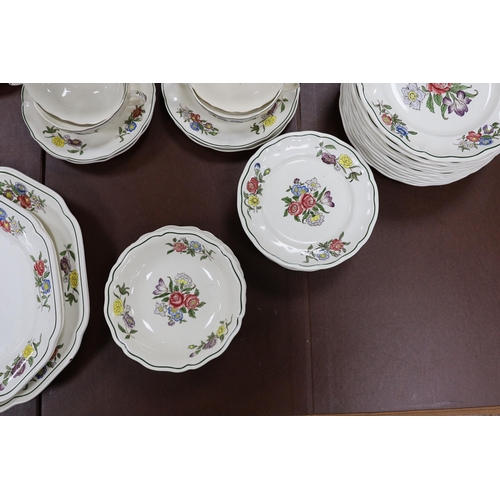 595 - A Copeland Spode Spring Time dinner service