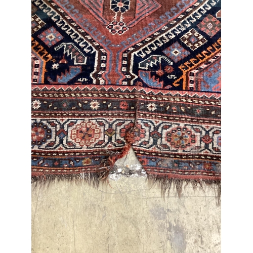 1014 - A Qashqai rug, 290 x 180cm