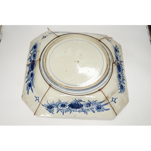 1301 - A large square Japanese Imari dish, 40 x 40cm