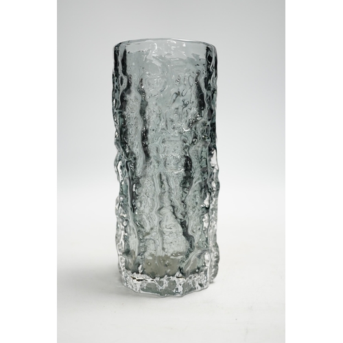 1323 - A Whitefriars Bark vase in pewter, 19cm