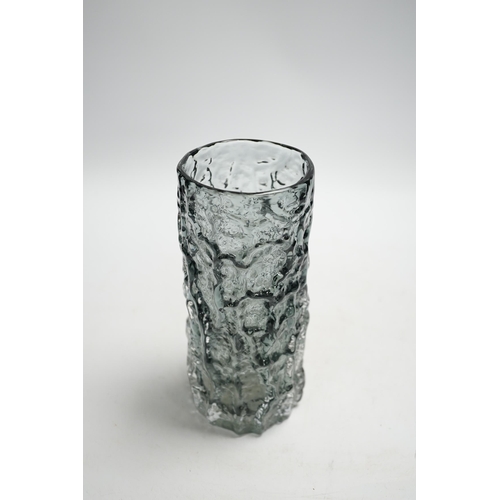 1323 - A Whitefriars Bark vase in pewter, 19cm