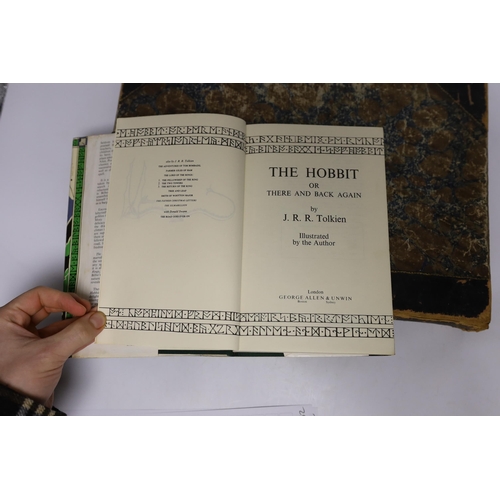 1403 - ° ° Two books comprising of : The Hobbit by J R R Tolkien fourth edition, and a volume of The Illust... 