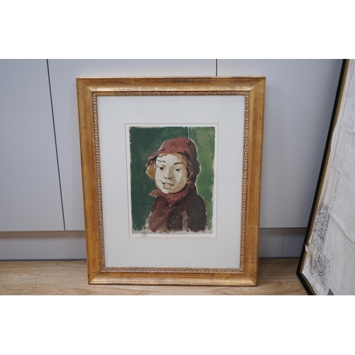 1650 - Mervyn Peake, author and illustrator (1911-1968), watercolour, 'Vicky 1942', signed, Victor Waddingt... 