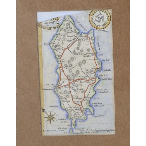 1741 - Twelve antique and later maps of the Isle of Man, including examples by John Seller and Thomas Kitch... 