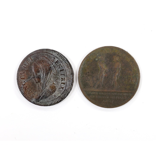 2130 - Slave Trade Abolished by Great Britain 1807 - Bronze Medal by G.F. Pidgeon OBV African and European ... 