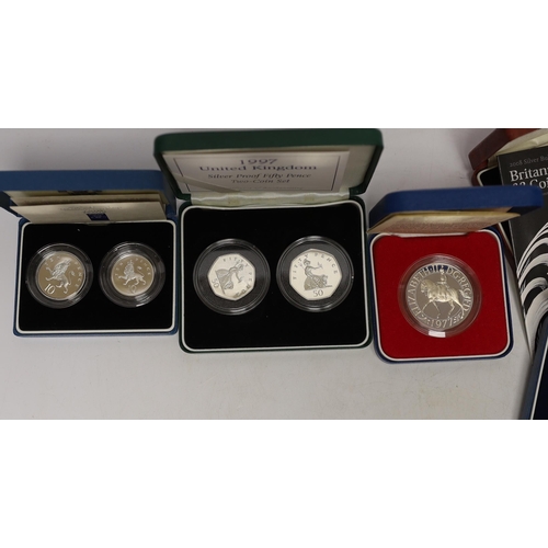 2145 - Royal Mint UK QEII proof coins -  1981 Marriage of HRH Prince of Wales and Lady Diana Spencer crown,... 