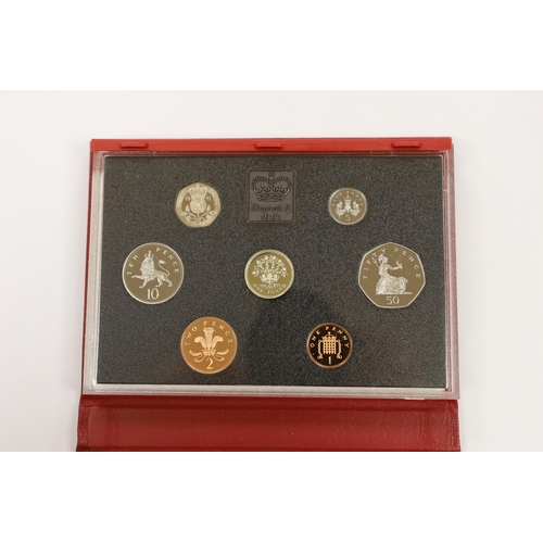 2153 - Royal Mint UK QEII proof coin year sets for 1990-1995 and 1997-1999, together with 1996 seven coin s... 