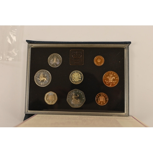 2155 - Royal Mint UK QEII proof coin year sets for 1970-1989, complete run, 20 cases