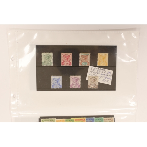 2176 - A selection of stamps including South Australia 1886-96 5/- (2), 10/- and £1 (2), Queensland 1882 10... 