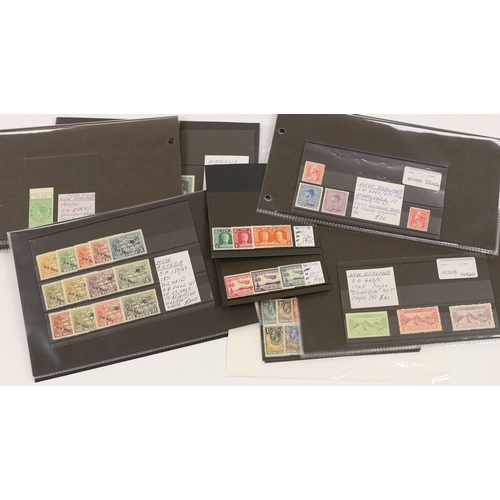 2180 - Various stamps including New Guinea 1931 both Overprinted air sets, 1935 £2, 1939 set to £1, New Zea... 