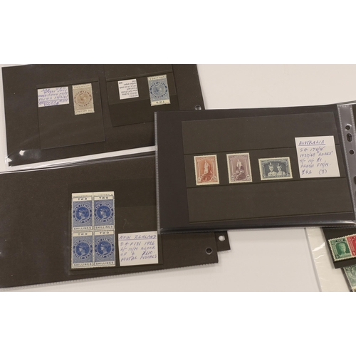 2180 - Various stamps including New Guinea 1931 both Overprinted air sets, 1935 £2, 1939 set to £1, New Zea... 