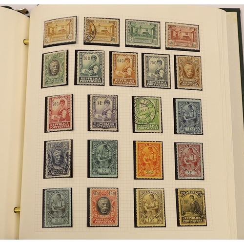 2184 - A mint and used collection of Portuguese stamps in an album with a range of issues from imperfs.... 