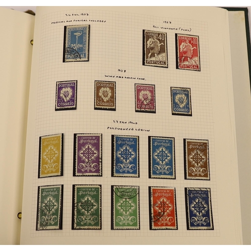 2184 - A mint and used collection of Portuguese stamps in an album with a range of issues from imperfs.... 