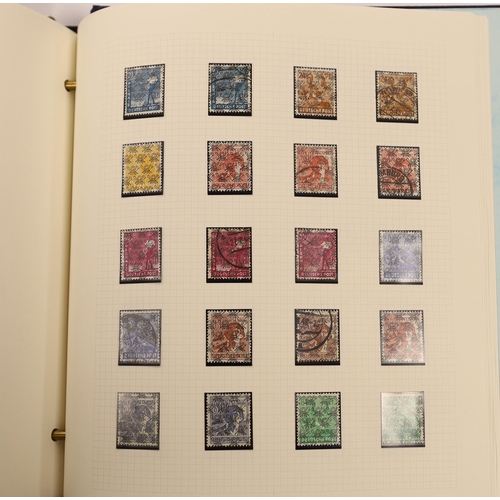 2188 - A collection of German Allied Occupation stamps in three albums with a range of Allied Military Post... 