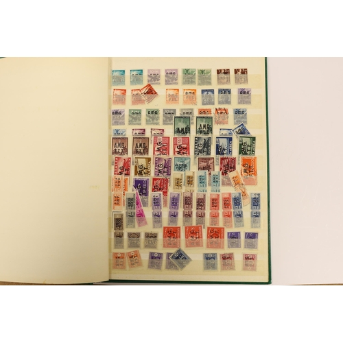 2189 - Various collections of stamps in nine albums and stockbooks Including France and Colonies, Latvia, T... 