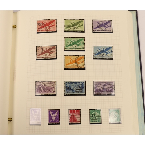 2189 - Various collections of stamps in nine albums and stockbooks Including France and Colonies, Latvia, T... 