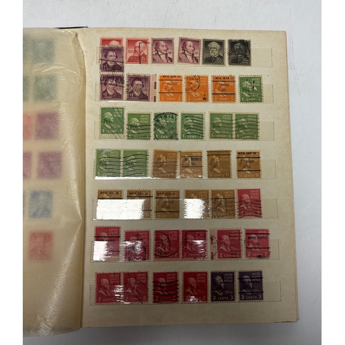 2194 - A collection of China, Malaya, British, British empire and USA stamps in various stock books and loo... 