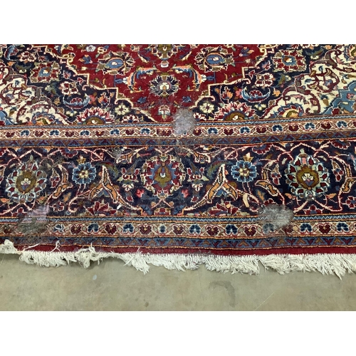 106 - A North West Persian red ground carpet, 300 x 200cm