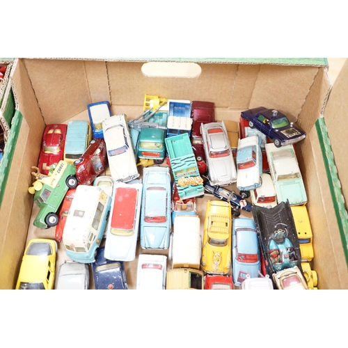 286 - A collection of diecast vehicles by Corgi Toys, Dinky, Spot-On, Matchbox, etc. including 38, corgi t... 