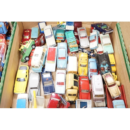 286 - A collection of diecast vehicles by Corgi Toys, Dinky, Spot-On, Matchbox, etc. including 38, corgi t... 