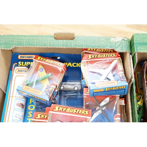 287 - Thirty one boxed 1970s Matchbox Sky Busters diecast aircraft, together with two 1980s Matchbox Supe... 