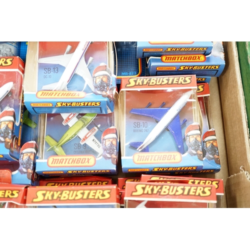 287 - Thirty one boxed 1970s Matchbox Sky Busters diecast aircraft, together with two 1980s Matchbox Supe... 