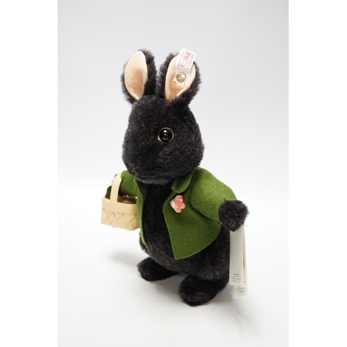 317 - Steiff Black Rabbit, limited edition