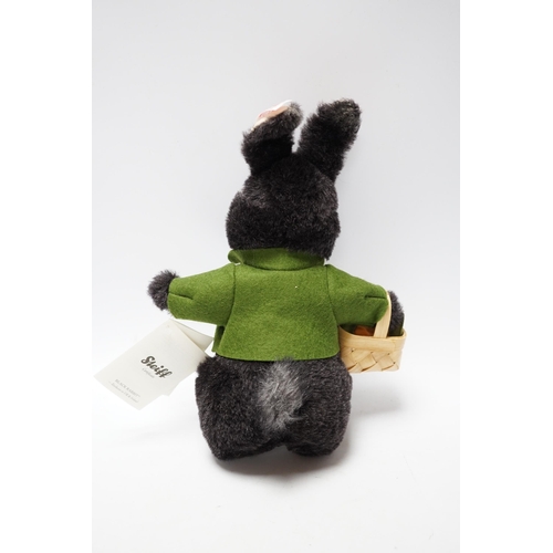 317 - Steiff Black Rabbit, limited edition