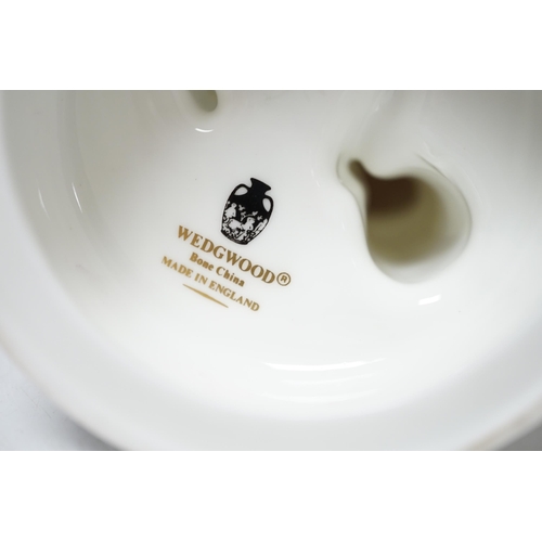 453 - A Royal Doulton Prestige Butterfly Ladies figure The Peacock HN 4846 together with a Wedgwood fi... 