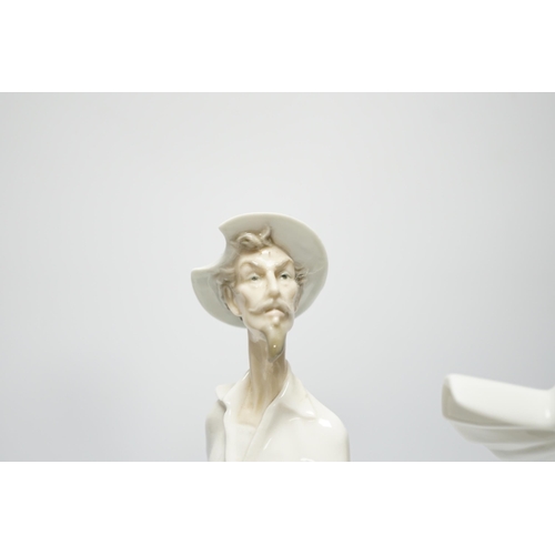 459 - Twelve Lladro figures including a dog and three ducks, a plaque and two cups together ith three Nao ... 