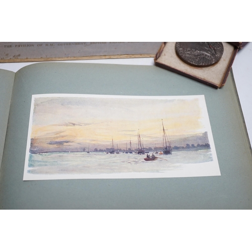 519 - A collection of books and folders relating to naval vessels and ocean liners, including the raid on ... 