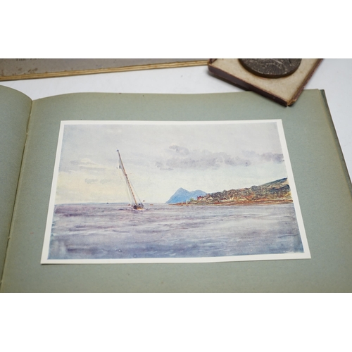 519 - A collection of books and folders relating to naval vessels and ocean liners, including the raid on ... 