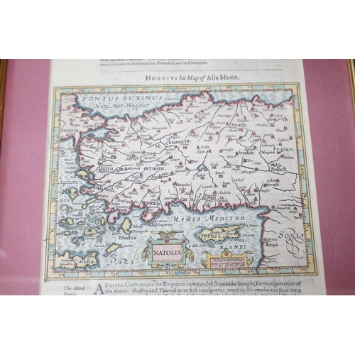 716 - Gerard Mercator (1512-1594) two hand coloured maps comprising Natolia, Asia Minor and China, publish... 