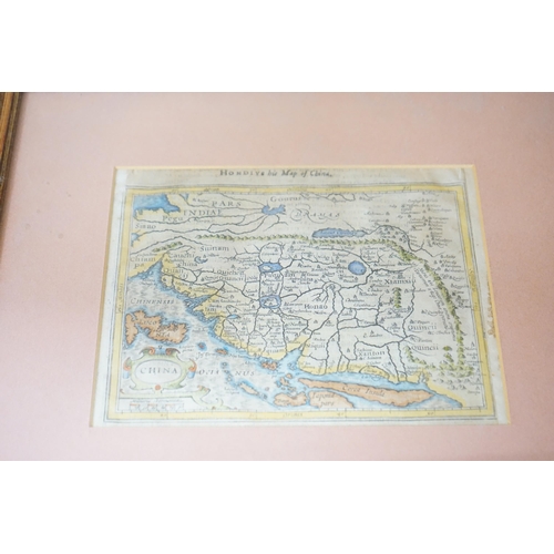 716 - Gerard Mercator (1512-1594) two hand coloured maps comprising Natolia, Asia Minor and China, publish... 