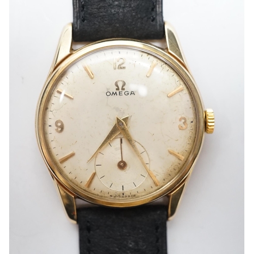 939 - A yellow metal and three stone diamond set bar brooch, 37mm, with safety chain, gross weight 3 grams... 